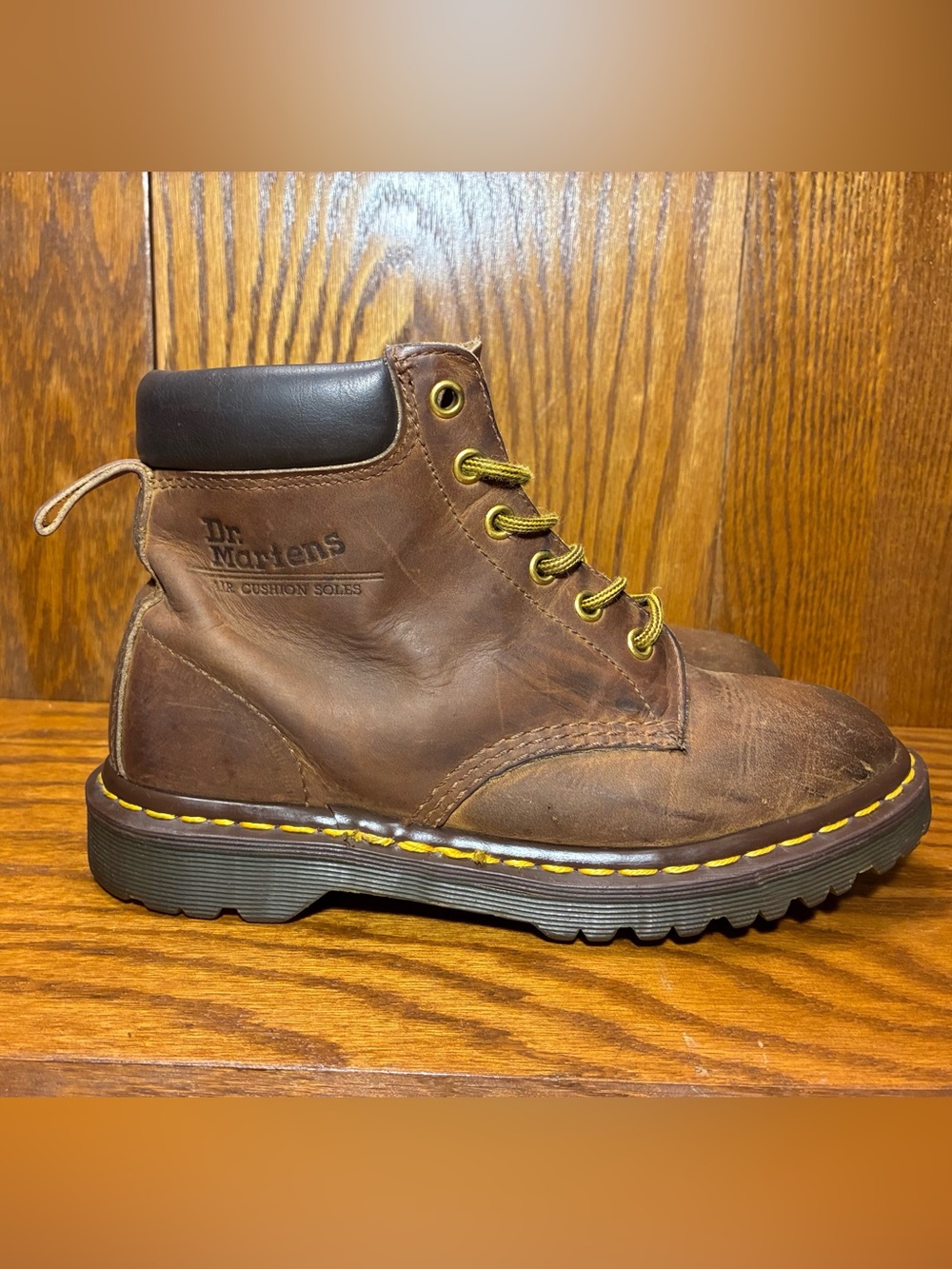 VTG 90s Dr. Martens Made in England 939 Ben Crazy Horse Boots Brown Women’s 7